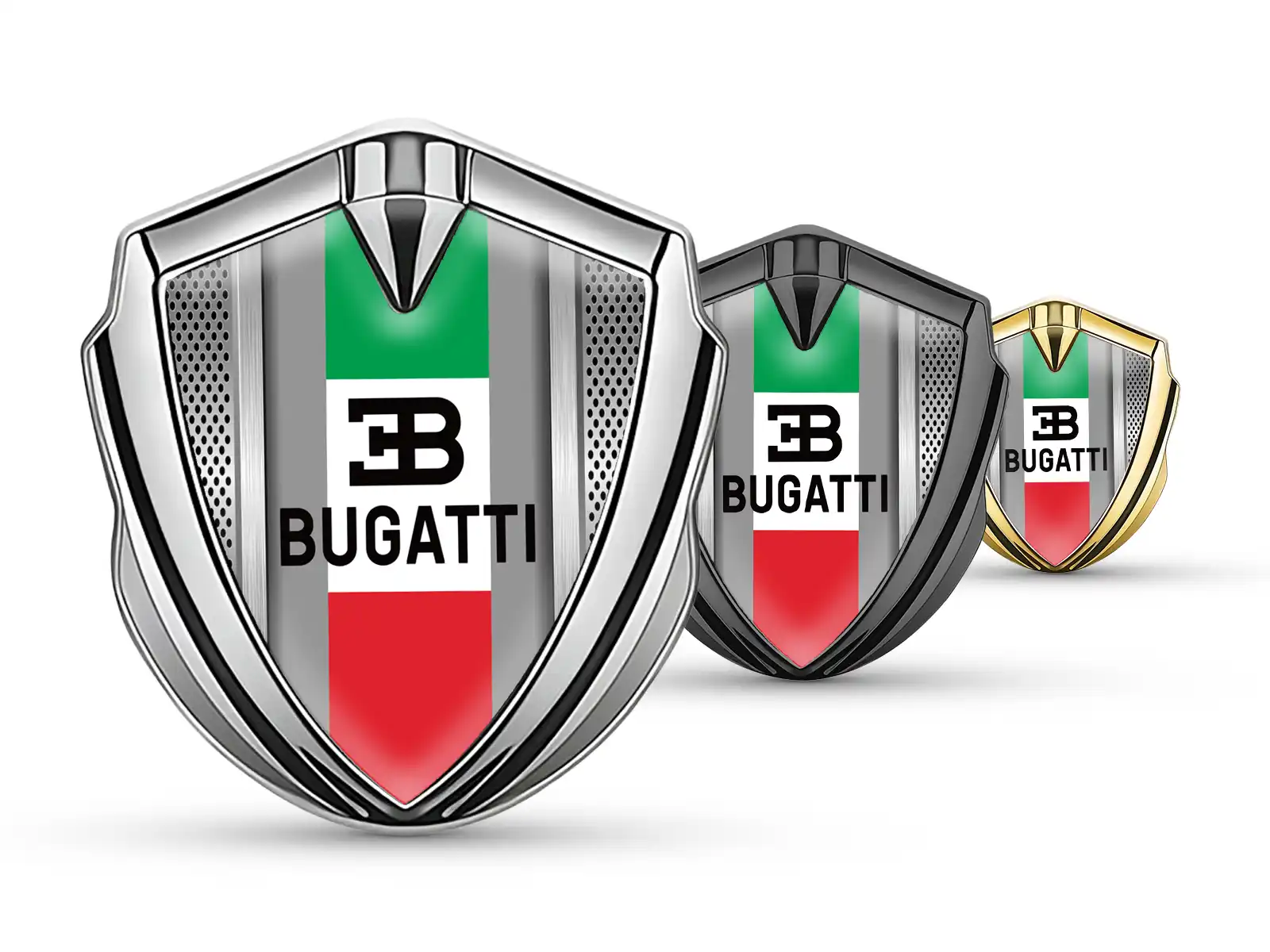Bugatti Auto Marken Abzeichen Luxus Design Legierungsinfo